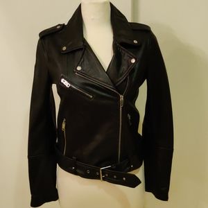 Zara leather jacket